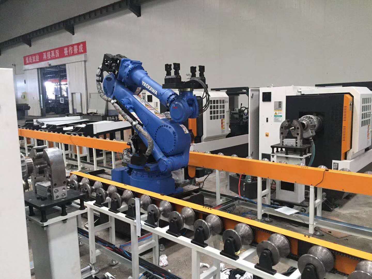 辊道线、机器人，机械手，AGV等一体化智能自动